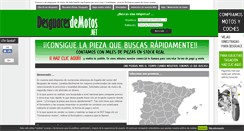 Desktop Screenshot of desguacesdemotos.net